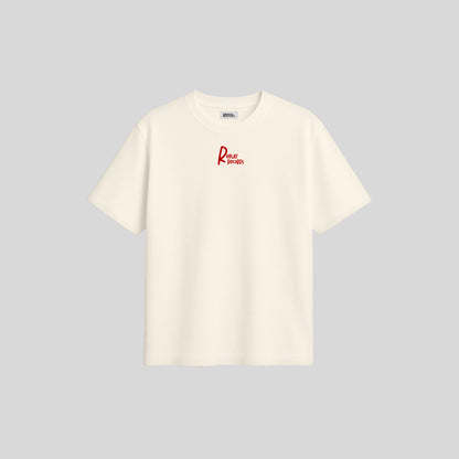 T-SHIRT SLOW & STEADY IVORY